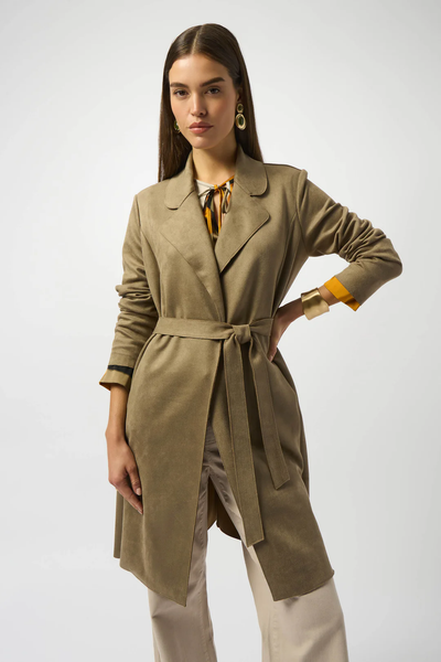 Buy Joseph Ribkoff Java Faux Suede Belted Trench Coat 253252