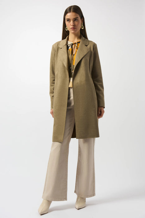 Joseph Ribkoff Java Faux Suede Belted Trench Coat 253252