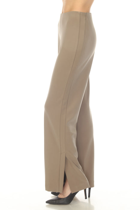 Joseph Ribkoff Java Pull On Split Hem Wide Leg Pants 253004