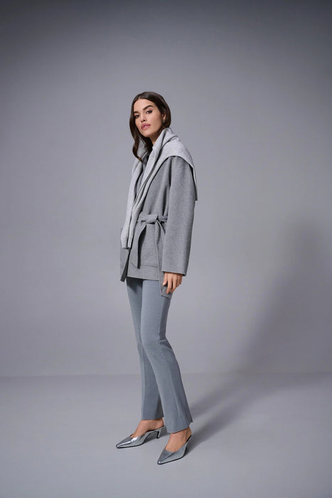 Joseph Ribkoff Belted Short Wrap Kimono Coat 253952