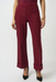 Joseph Ribkoff 253188 Merlot Lux Pull On Flared Pants