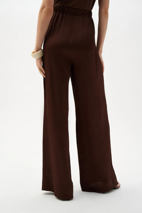 Joseph Ribkoff Mahogany Drawstring Pull-On Wide Leg Pants 262152