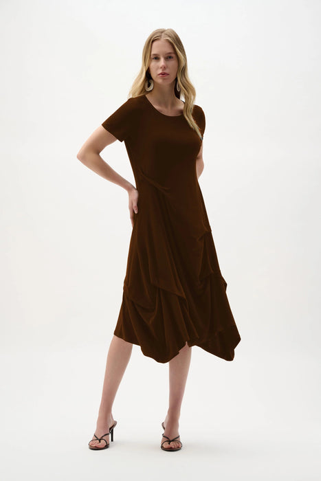 Joseph Ribkoff Trapeze Dress With Boat Neck 262032