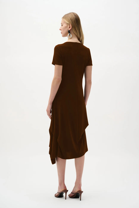 Joseph Ribkoff Trapeze Dress With Boat Neck 262032