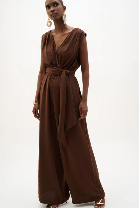 Joseph Ribkoff Wrap Wide Leg Pull-On Jumpsuit 262104