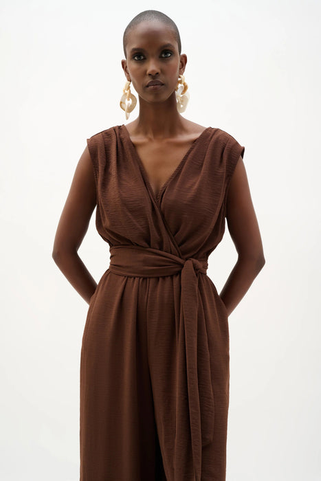 Joseph Ribkoff Wrap Wide Leg Pull-On Jumpsuit 262104