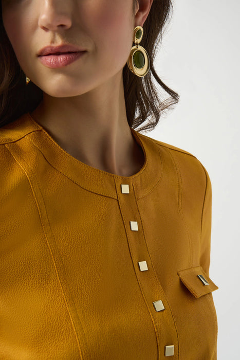 Joseph Ribkoff Long Sleeve Faux Suede Jacket 253935