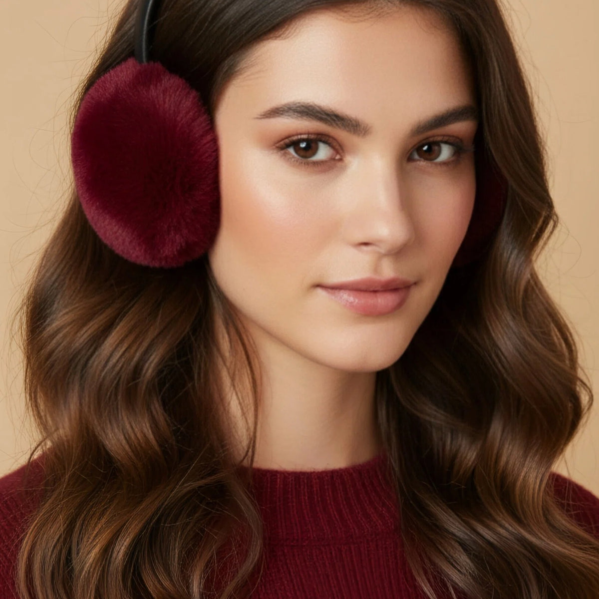 THE TOE Linderhof Earmuffs イヤーマフラー Buy Joseph Ribkoff Merlot Faux Fur Adjustable Earmuffs 253976