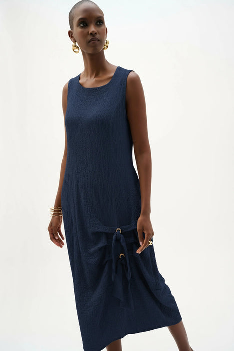 Joseph Ribkoff Ruched Midi Cocoon Dress 262172