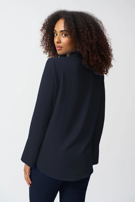 Joseph Ribkoff Collared Long Sleeve Gauze Top 251079