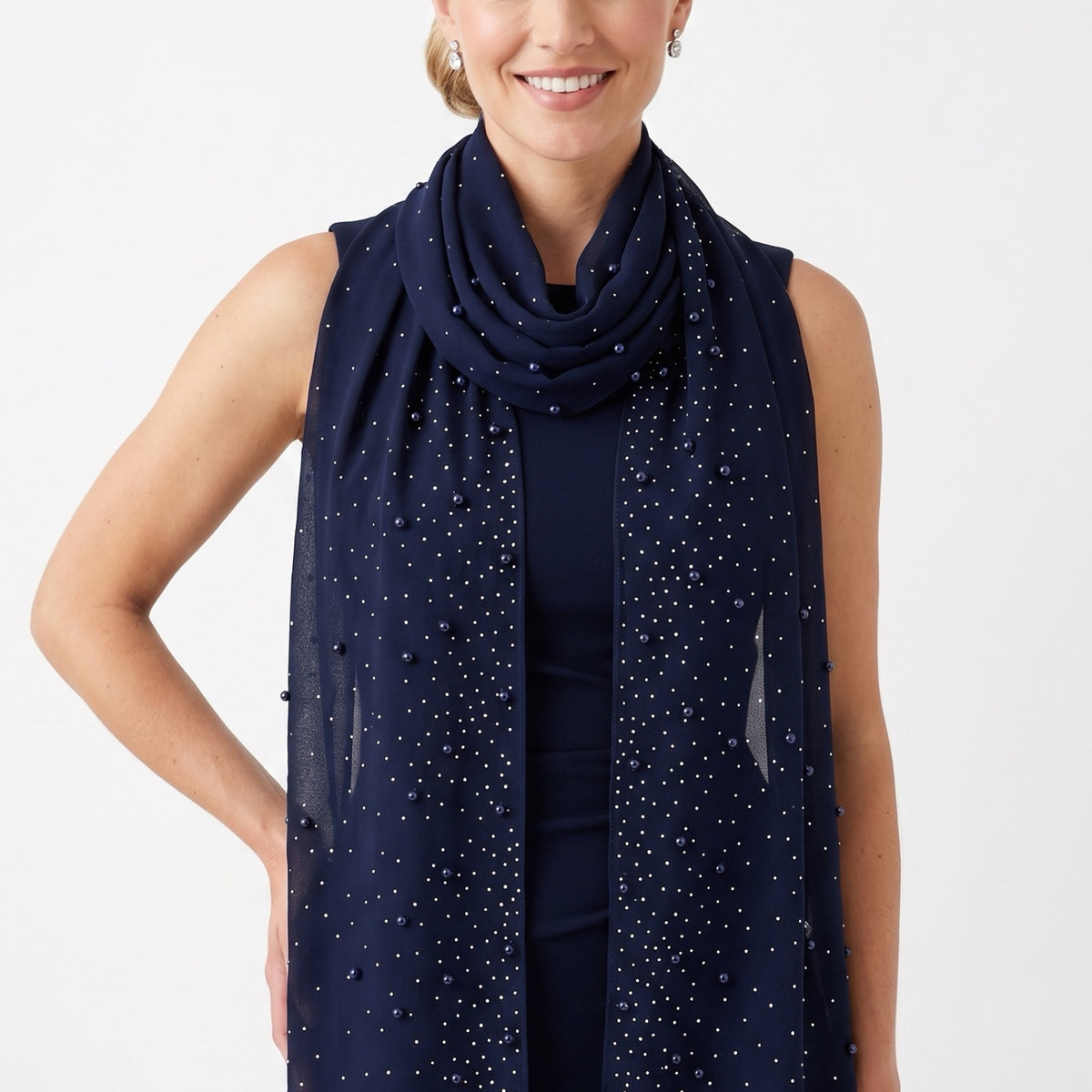 Buy Joseph Ribkoff Lightweight Embellished Scarf 261755 — AfterRetail