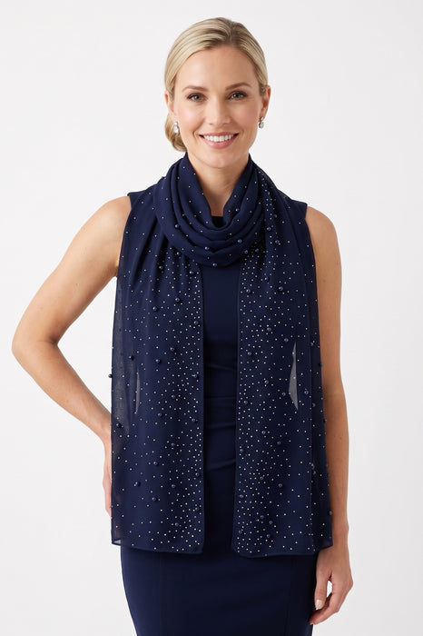 Joseph Ribkoff Lightweight Embellished Scarf 261755