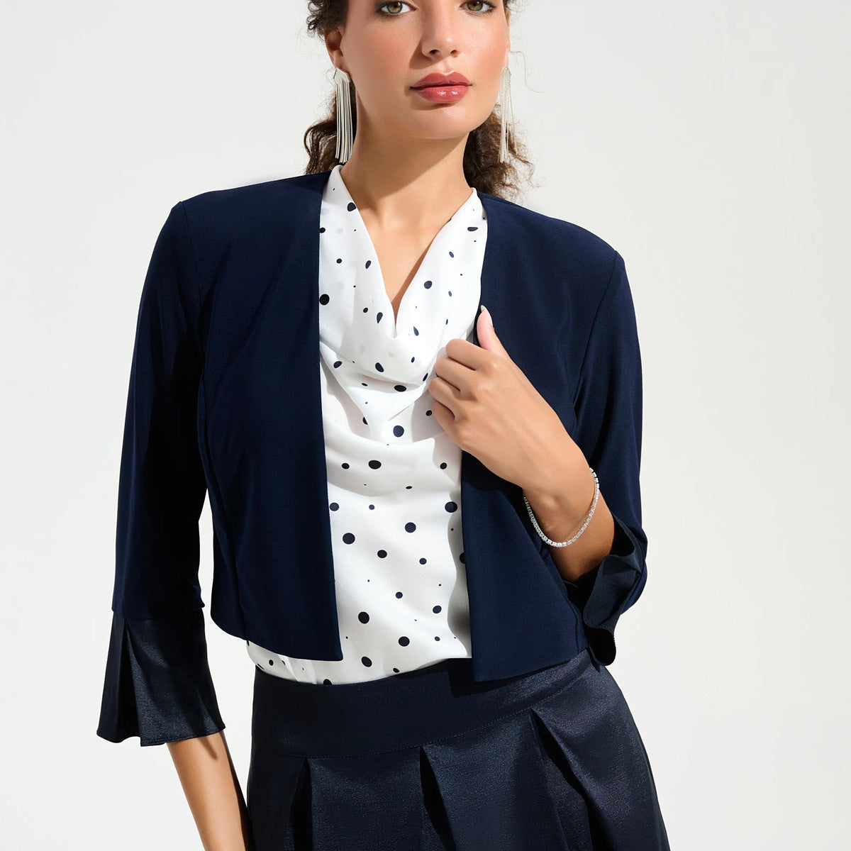 Buy Joseph Ribkoff Midnight Blue Open Front Cover-Up Bolero 261785