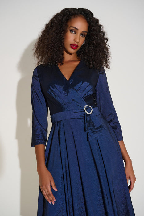 Joseph Ribkoff Fit & Flare Taffeta Dress with Rhinestone Buckle for Women AfterRetail Joseph Ribkoff Fit & Flare Taffeta Dress with Rhinestone Buckle for Women AfterRetail