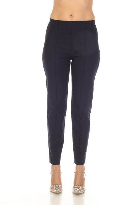 Joseph Ribkoff Style 231119 Midnight Blue Pull On Cropped Tapered Pants 