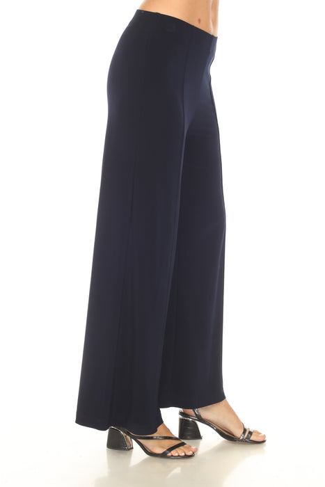 Joseph Ribkoff Midnight Blue Stretch Pull On Flared Pants 251017