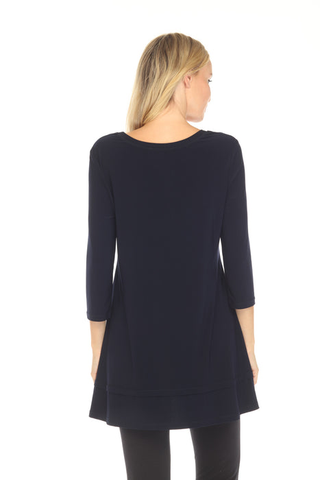 Joseph Ribkoff Scoop Neck 3/4 Sleeves Tunic Top 251969