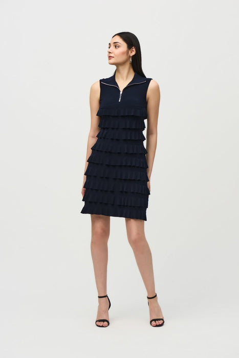 Joseph Ribkoff Ruffle Dress Joseph Ribkoff Tiered Ruffles Shift Dress 242116 | Joseph Ribkoff ...