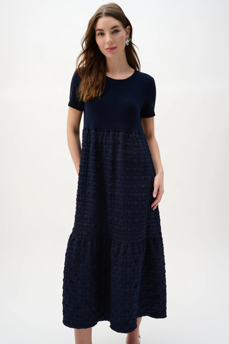 Joseph Ribkoff Midnight Blue Trapeze Dress 262173