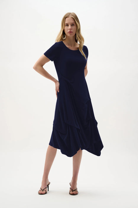 Joseph Ribkoff Trapeze Dress With Boat Neck 262032