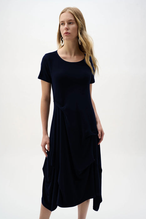 Joseph Ribkoff Trapeze Dress With Boat Neck 262032