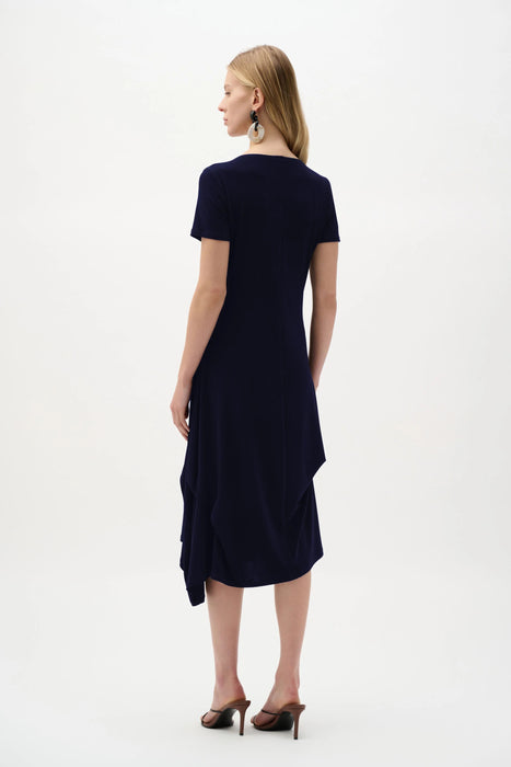 Joseph Ribkoff Trapeze Dress With Boat Neck 262032