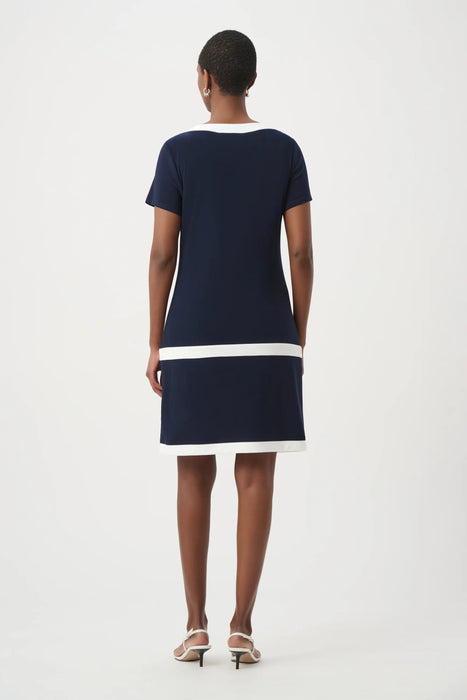 Joseph Ribkoff Color Block Mini Sheath Dress 261091