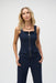 Joseph Ribkoff Style 252225 Midnight Blue Zip Front Luxe Twill Bustier Top