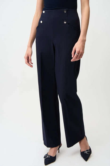 Joseph Ribkoff High Waist Wide Leg Sailor Pants 261040