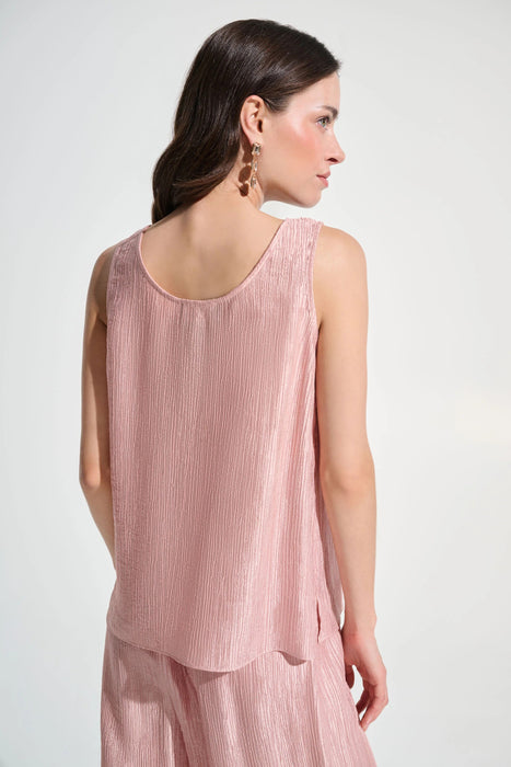 Joseph Ribkoff Pleated Scoop Neck Sleeveless Top 262721
