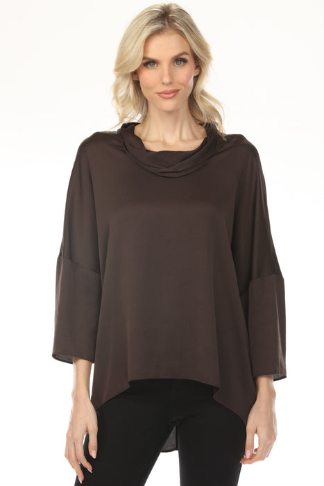 Buy Joseph Ribkoff Cowl Neck Satin Boxy Tunic Top 254217 — AfterRetail