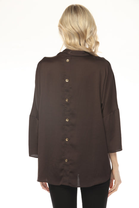 Buy Joseph Ribkoff Cowl Neck Satin Boxy Tunic Top 254217 — AfterRetail