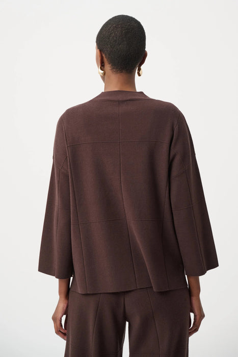 Joseph Ribkoff Mock Neck 3/4 Sleeve Boxy Sweater 261981