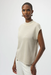 Joseph Ribkoff 254935 Birch Mock Neck Embellished Sleeveless Top