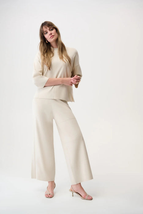 Joseph Ribkoff Mock Neck 3/4 Sleeve Boxy Sweater 261981