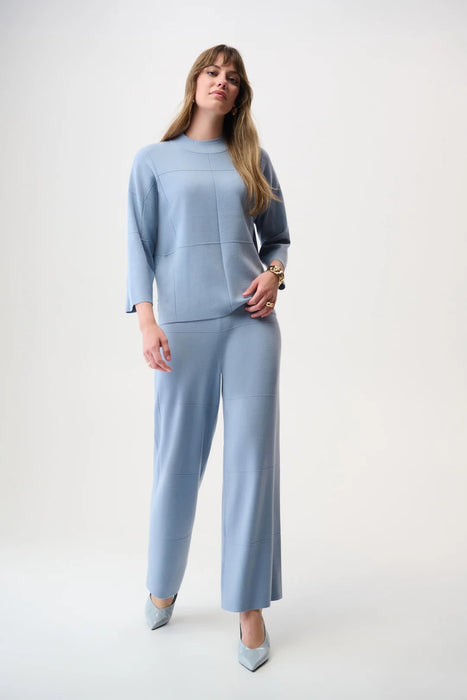 Joseph Ribkoff Mock Neck 3/4 Sleeve Boxy Sweater 261981