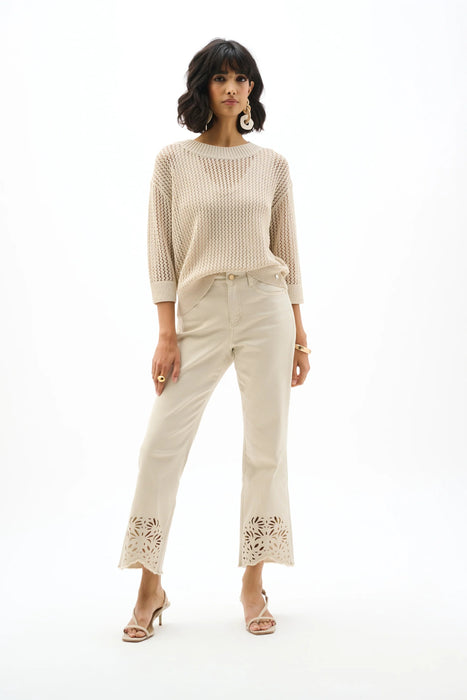 Joseph Ribkoff Acrylic Blend Open Stitch Sweater 262976