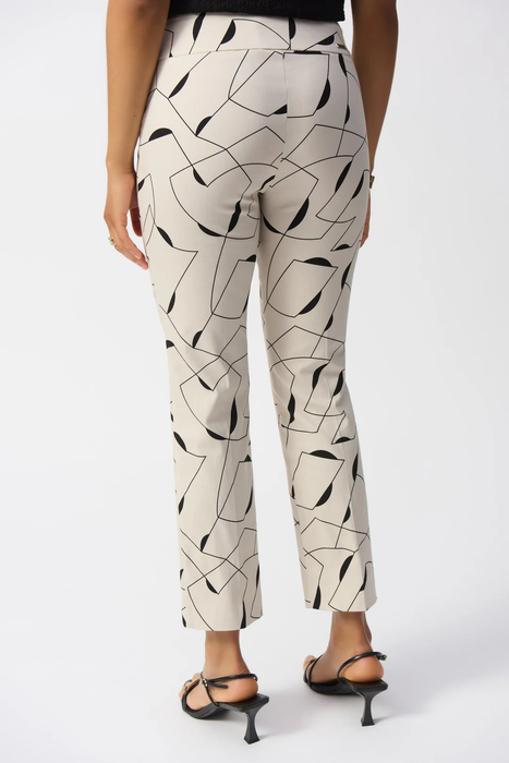 Joseph Ribkoff Geometric Print Straight Pants 251219