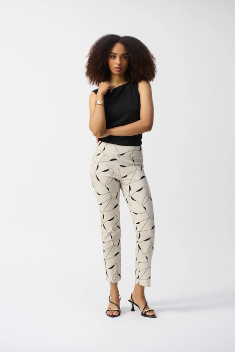 Joseph Ribkoff Geometric Print Straight Pants 251219