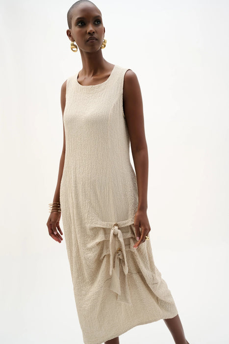 Joseph Ribkoff Ruched Midi Cocoon Dress 262172