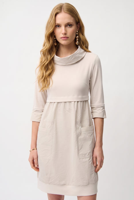 Joseph Ribkoff Moonstone Cowl Neck Cocoon Dress 173444S26