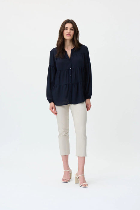Joseph Ribkoff Moonstone Cropped Woven Pants 201536S26