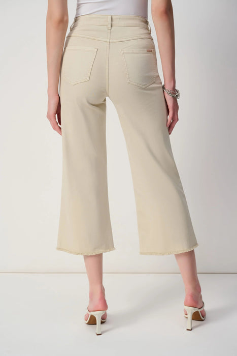 Joseph Ribkoff Embellished Split Front Culotte Jeans 251901S26
