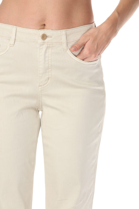 Joseph Ribkoff Moonstone Floral Embroidered Hem Jean Pants 262980