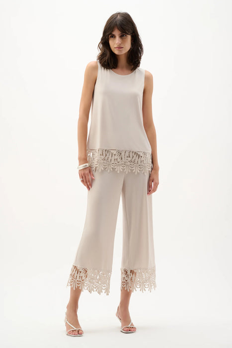 Joseph Ribkoff Guipure Lace Culotte Pants 262095
