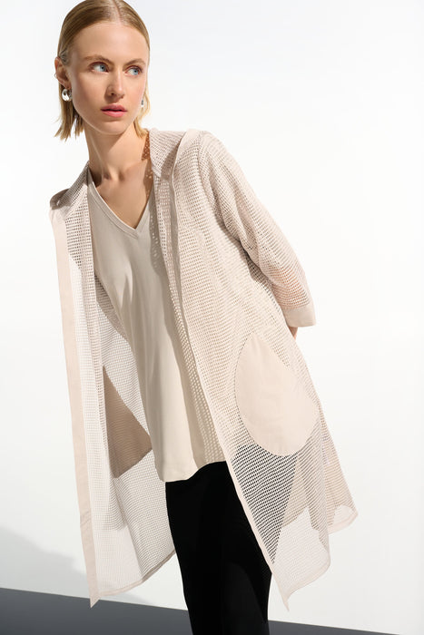 Joseph Ribkoff Moonstone Hooded Mesh Cover-Up 261620