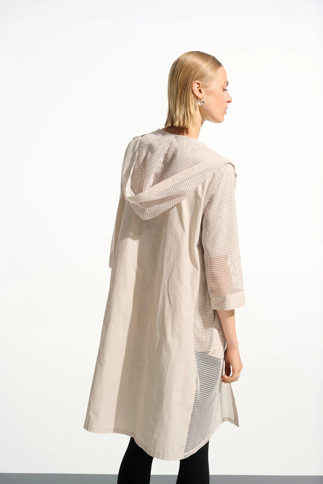 Joseph Ribkoff Moonstone Hooded Mesh Cover-Up 261620