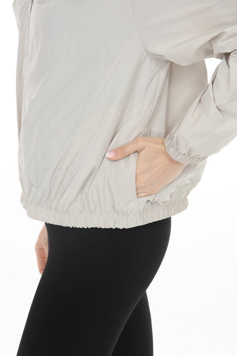Joseph Ribkoff Moonstone High Neck Zip-Up Windbreaker 261613