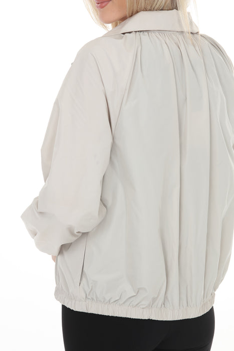 Joseph Ribkoff Moonstone High Neck Zip-Up Windbreaker 261613