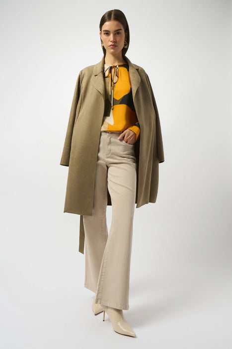 Joseph Ribkoff Mid-Rise Wide Leg Denim Jean 253950